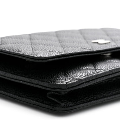 Chanel Caviar Quilted Wallet on Chain WOC Black 9 of 11
