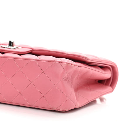 Chanel Lambskin Quilted Medium Double Flap Pink 9 of 11