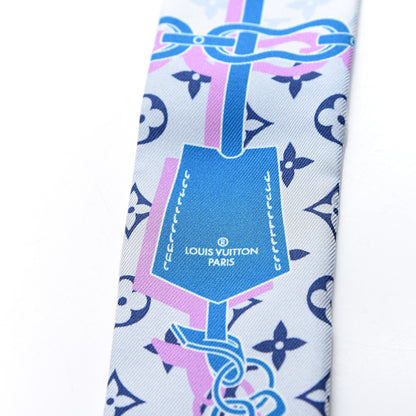 Louis Vuitton Silk Monogram Rising Confidential BB Bandeau Denim 2 of 5