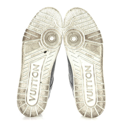 Louis Vuitton Wool Mens LV Trainer Sneakers 10 Grey 6 of 9