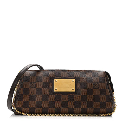 Louis Vuitton Damier Ebene Eva Clutch 1 of 9