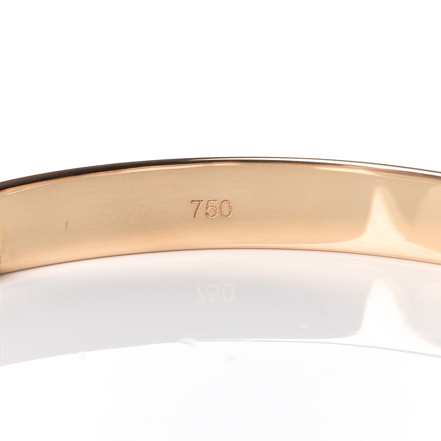 Cartier 18K Yellow Gold LOVE Bracelet 19 6 of 8