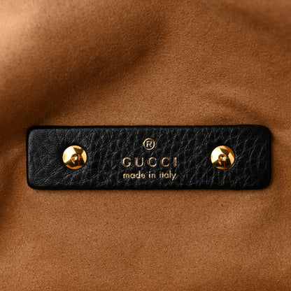 Gucci Grained Calfskin Softbit Maxi Shoulder Bag Black 7 of 10