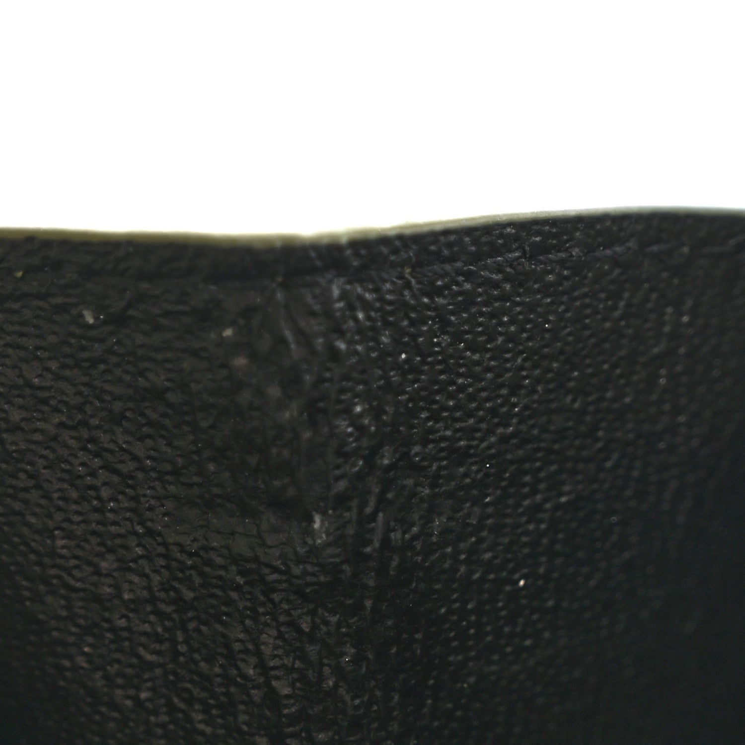 Saint Laurent Grain De Poudre Matelasse Chevron Monogram Chain Wallet Pistachio 11 of 12