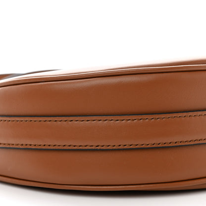 Prada Soft Calfskin Arque Shoulder Bag Cognac 10 of 11