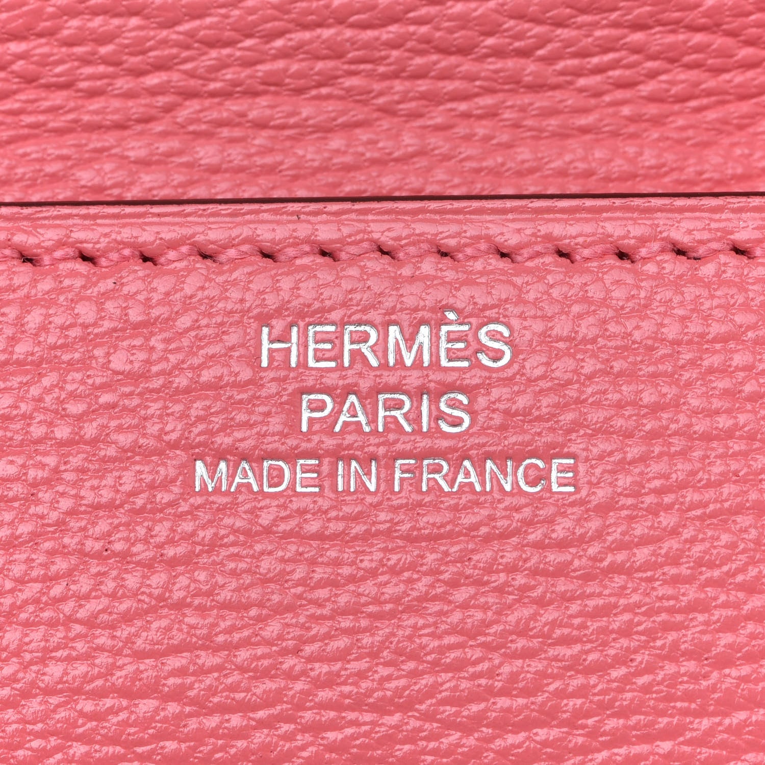 Hermes Chevre Mysore Mini Clic Card Holder Rose D'Ete 7 of 14