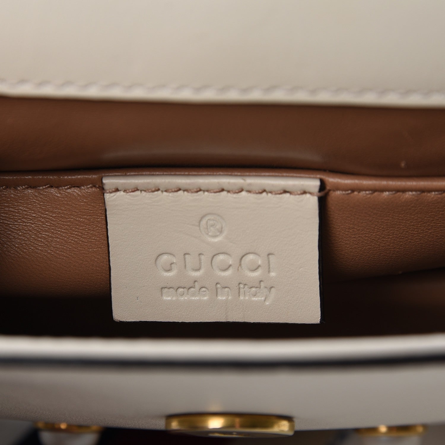 Gucci Nappa Pearl Studded Mini Queen Margaret Broadway Shoulder Bag Mystic White 7 of 8