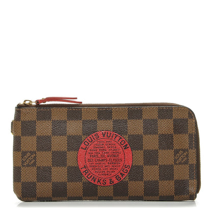 Louis Vuitton Damier Ebene Complice Trunks and Bags Wallet Red 1 of 8