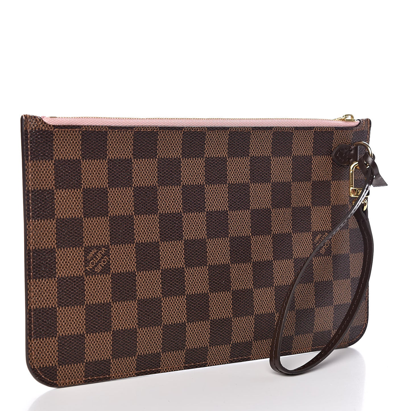 Damier Ebene Neverfull MM GM Pochette Rose Ballerine