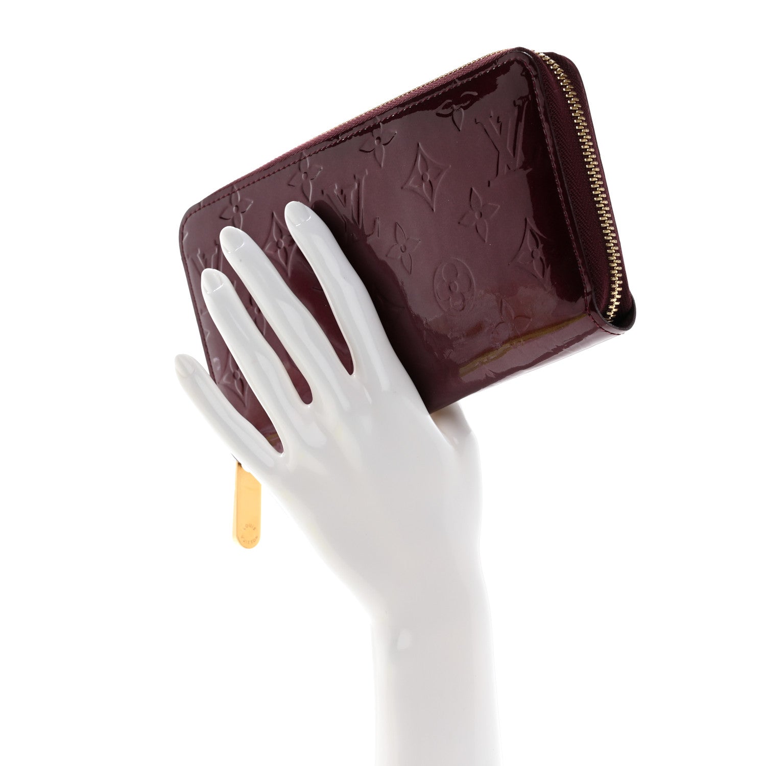 Louis Vuitton Vernis Zippy Wallet Rouge Fauviste 2 of 8