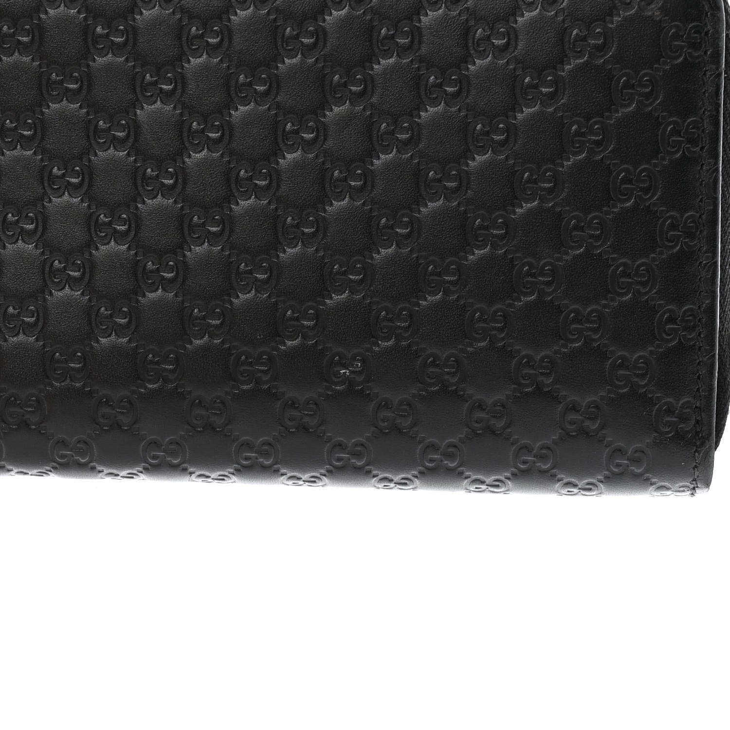 Gucci Soft Microguccissima Continental Zip Wallet Black 23 of 24