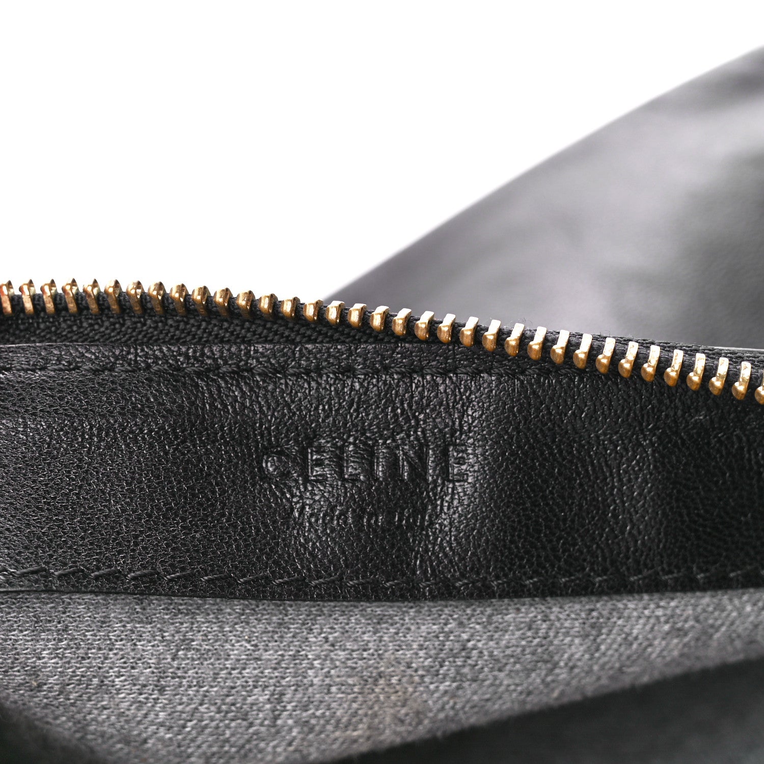 Celine Lambskin Small Trio Crossbody Bag Black 8 of 12