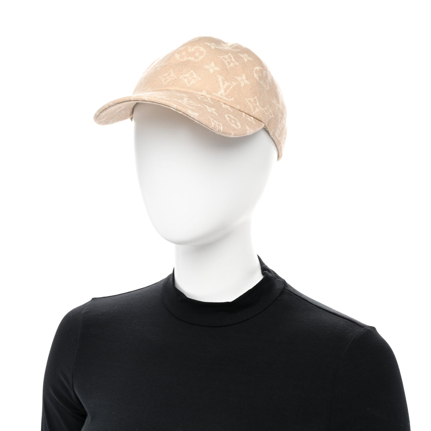Cotton Monogram Essential Cap M Beige