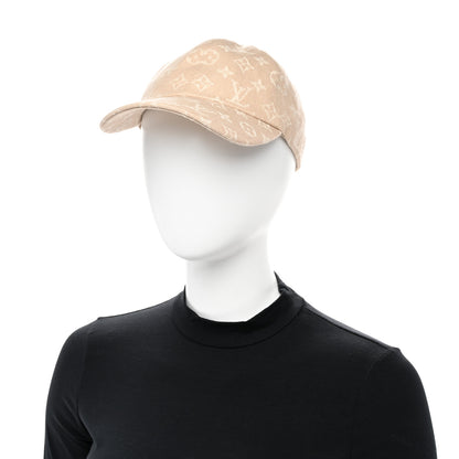 Louis Vuitton Cotton Monogram Essential Cap M Beige 2 of 8