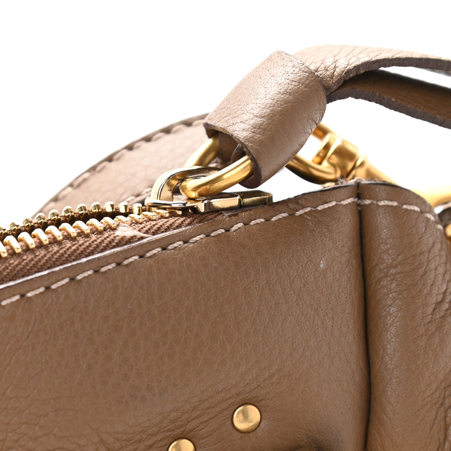 Calfskin Medium Marcie Satchel Nut