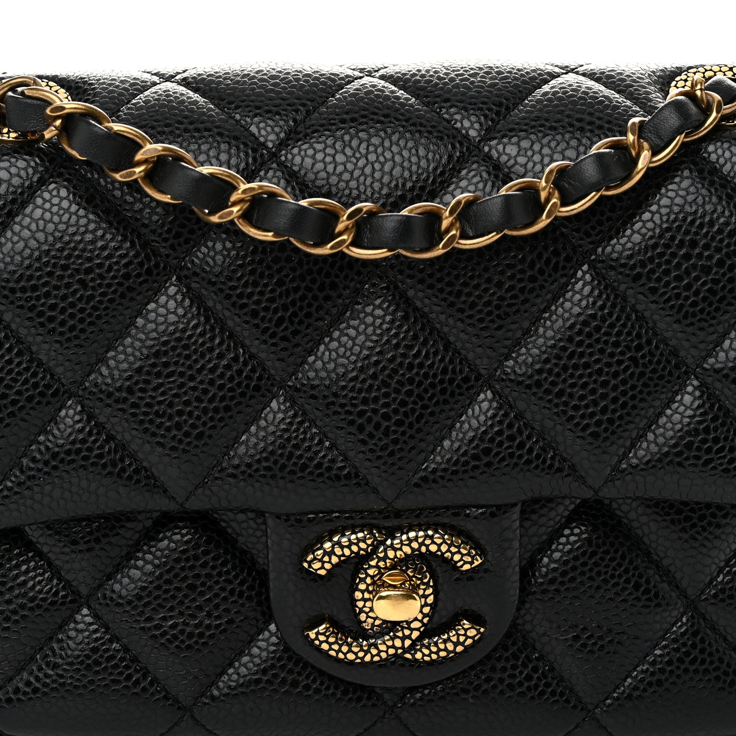 Chanel Grained Lambskin Quilted Mini Flap Black 8 of 11