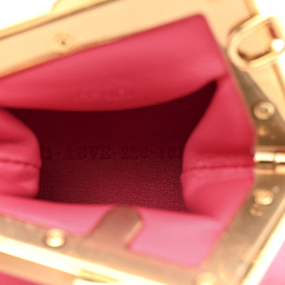 Fendi Shiny Nappa Nano Fendi First Bag Charm Lampone 5 of 13