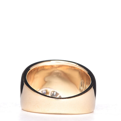 Tiffany 18K Yellow White Gold Diamond Band Ring 48 4.5 4 of 5