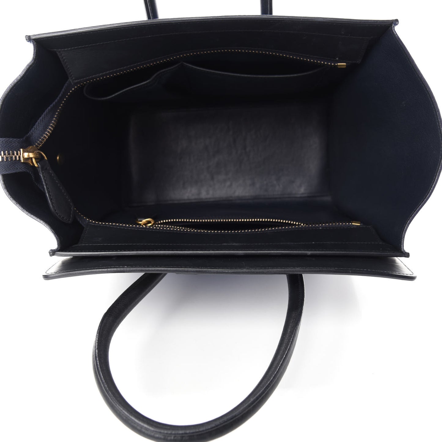 Nubuck Calfskin Suede Micro Tri-Color Luggage Bright Blue