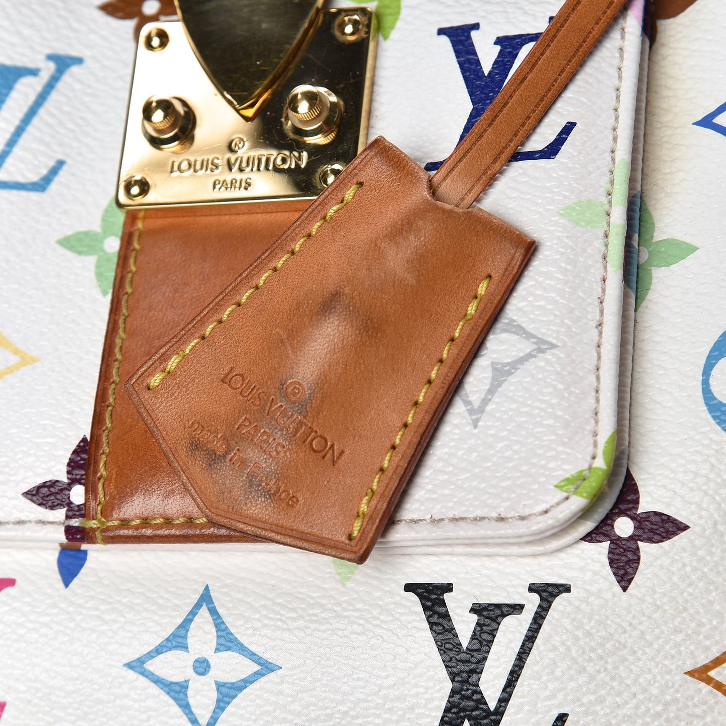 Monogram Multicolor Speedy 30 White