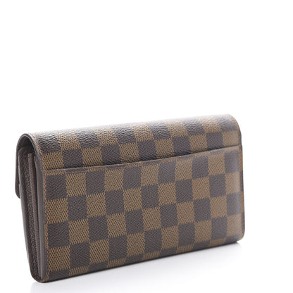Louis Vuitton Damier Ebene Sarah Wallet NM 2 of 12