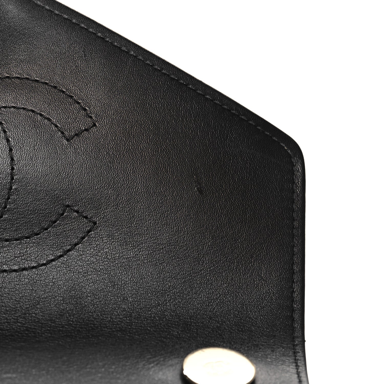 Chanel Grained Calfskin Chevron Stitched Backpack Black 11 of 12