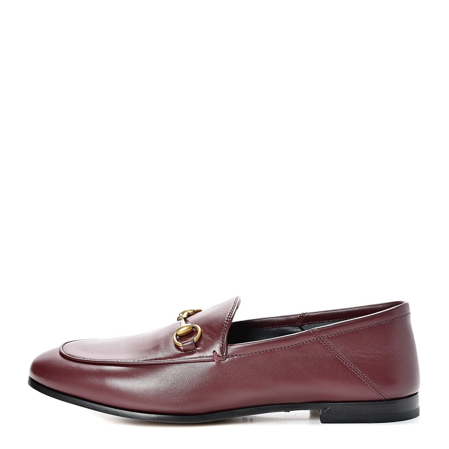 Lambskin Womens Brixton Horsebit Loafers 38 Vintage Bordeaux