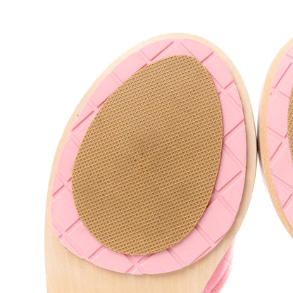 Chanel Lambskin CC Flat Slide Sandals 37 Pink 9 of 10