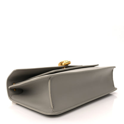 Bulgari Metropolitan Calfskin East West Maxi Chain Shoulder Bag Grey 3 of 10