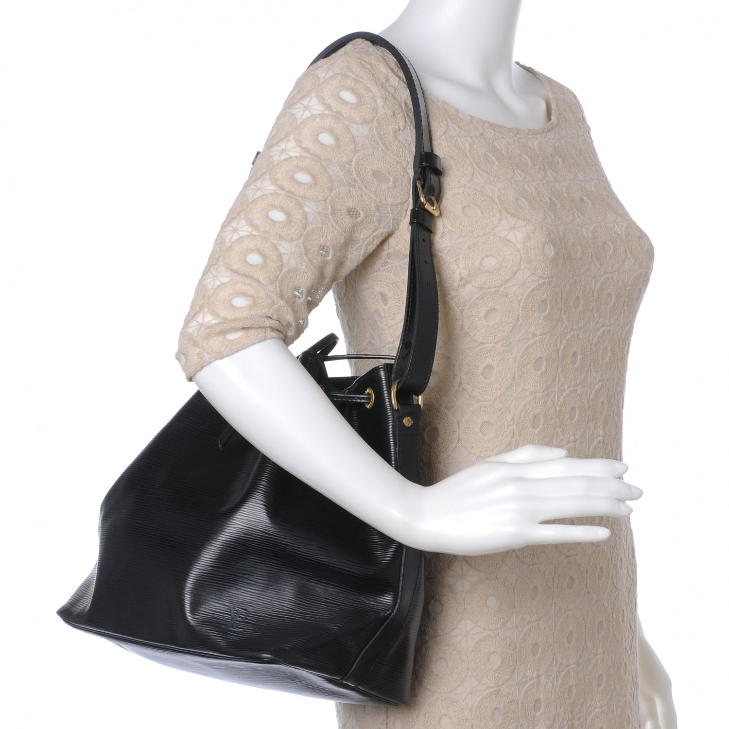 Louis Vuitton Epi Petit Noe Black 2 of 7