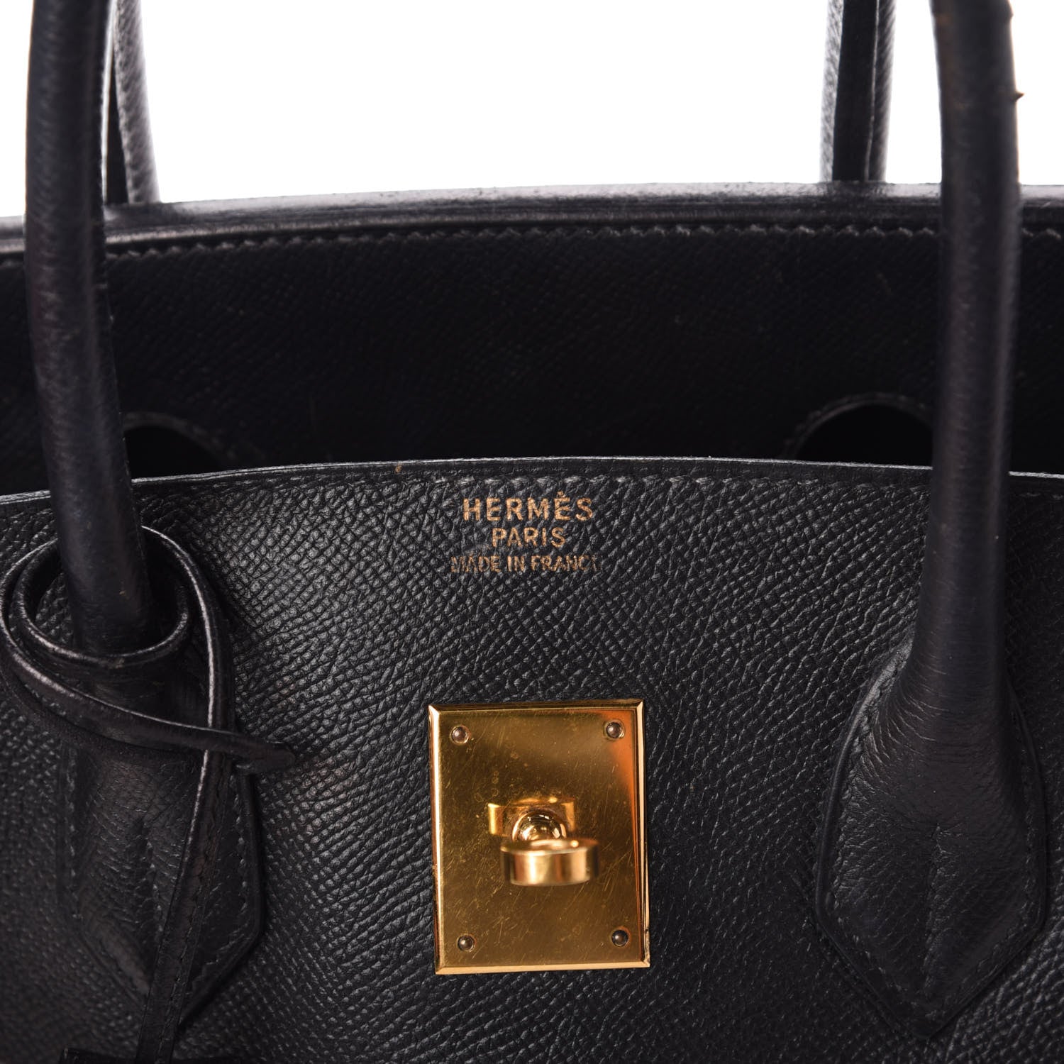 Hermes Courchevel Birkin 35 Black 6 of 10