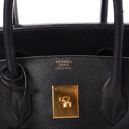 Hermes Courchevel Birkin 35 Black 6 of 10