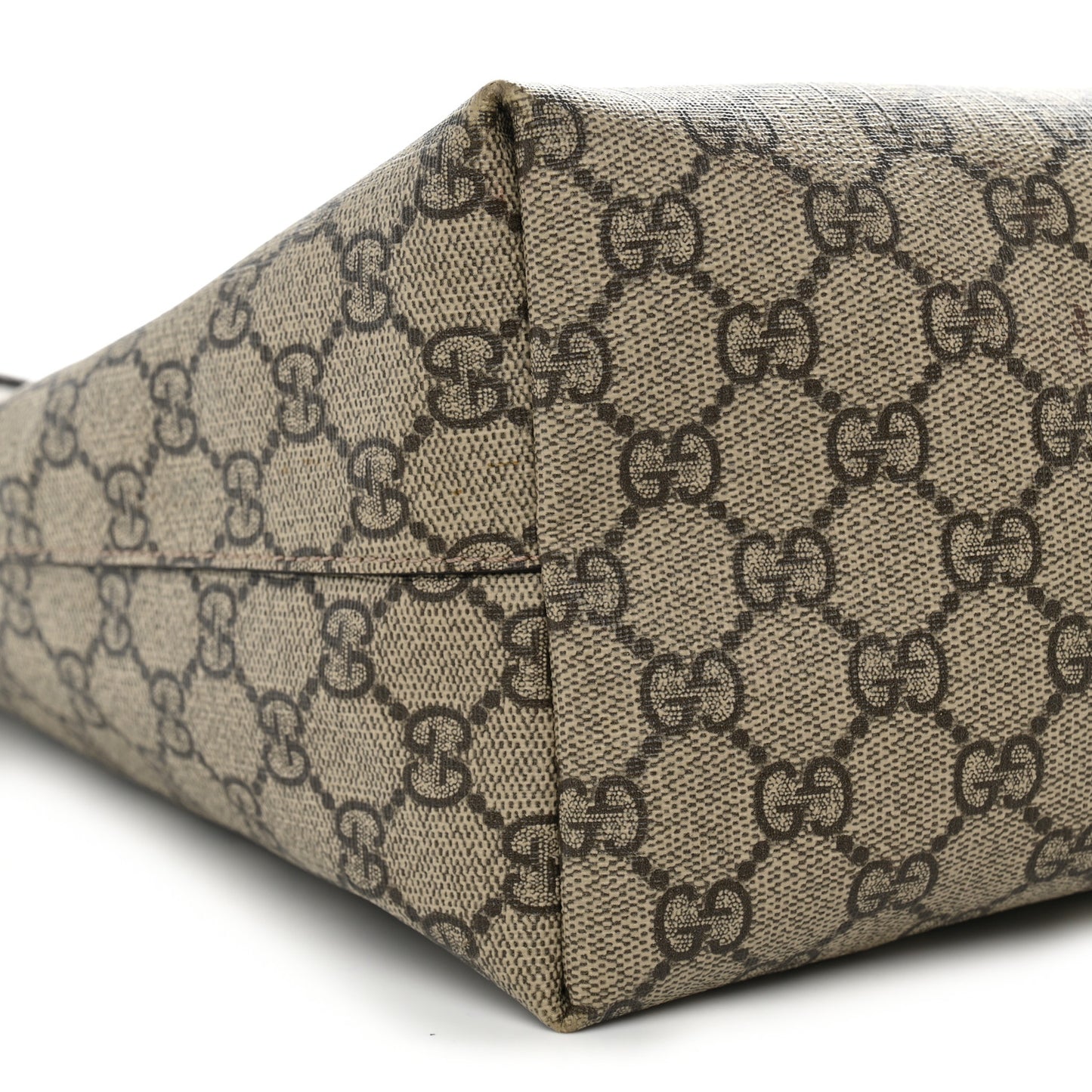 GG Supreme Monogram Medium Ophidia Shopping Tote Brown