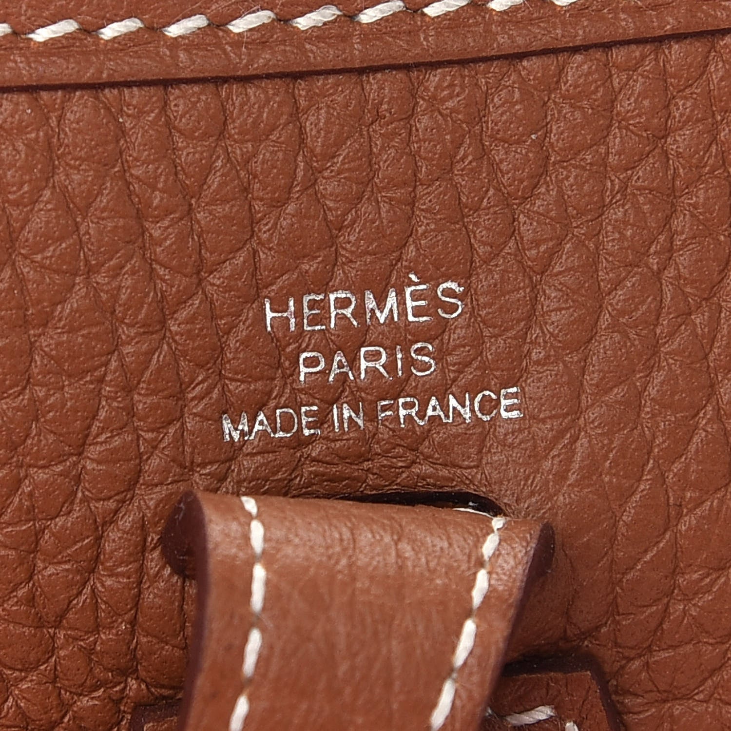 Hermes Taurillon Clemence Evelyne TPM Gold 6 of 9