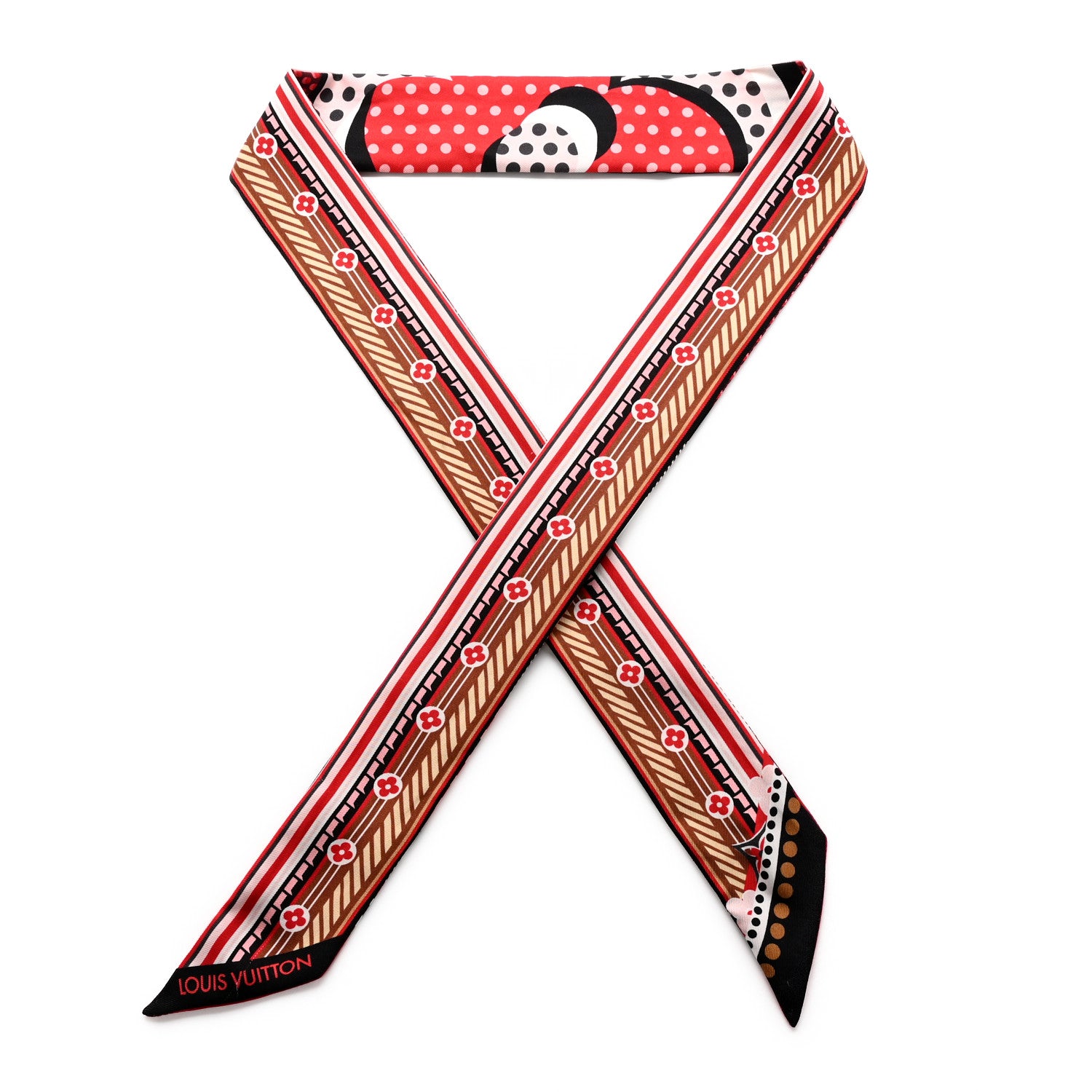 Louis Vuitton Silk Pop Monogram BB Bandeau Rouge 1 of 6