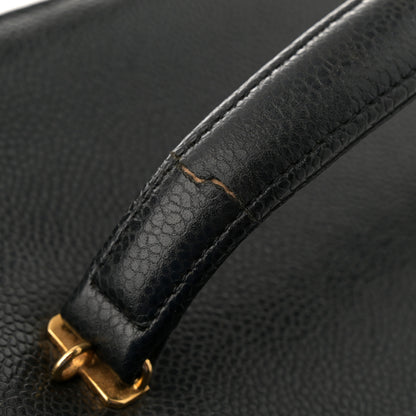 Chanel Caviar Vanity Train Case Black 12 of 12