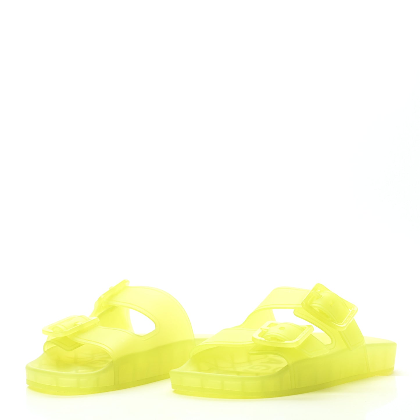 Technical Polyurethane Mallorca Slide Sandals 38 Fluo Yellow