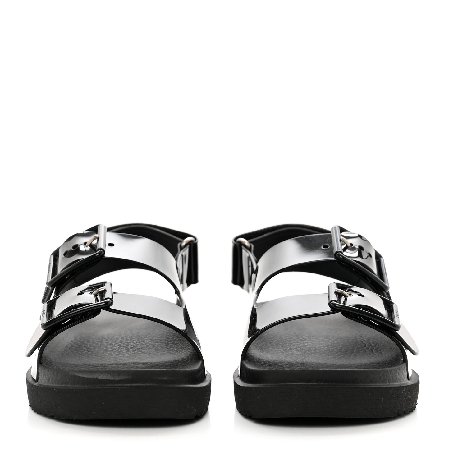 Rubber Mini Double G Womens Isla Dad Sandals 35 Black