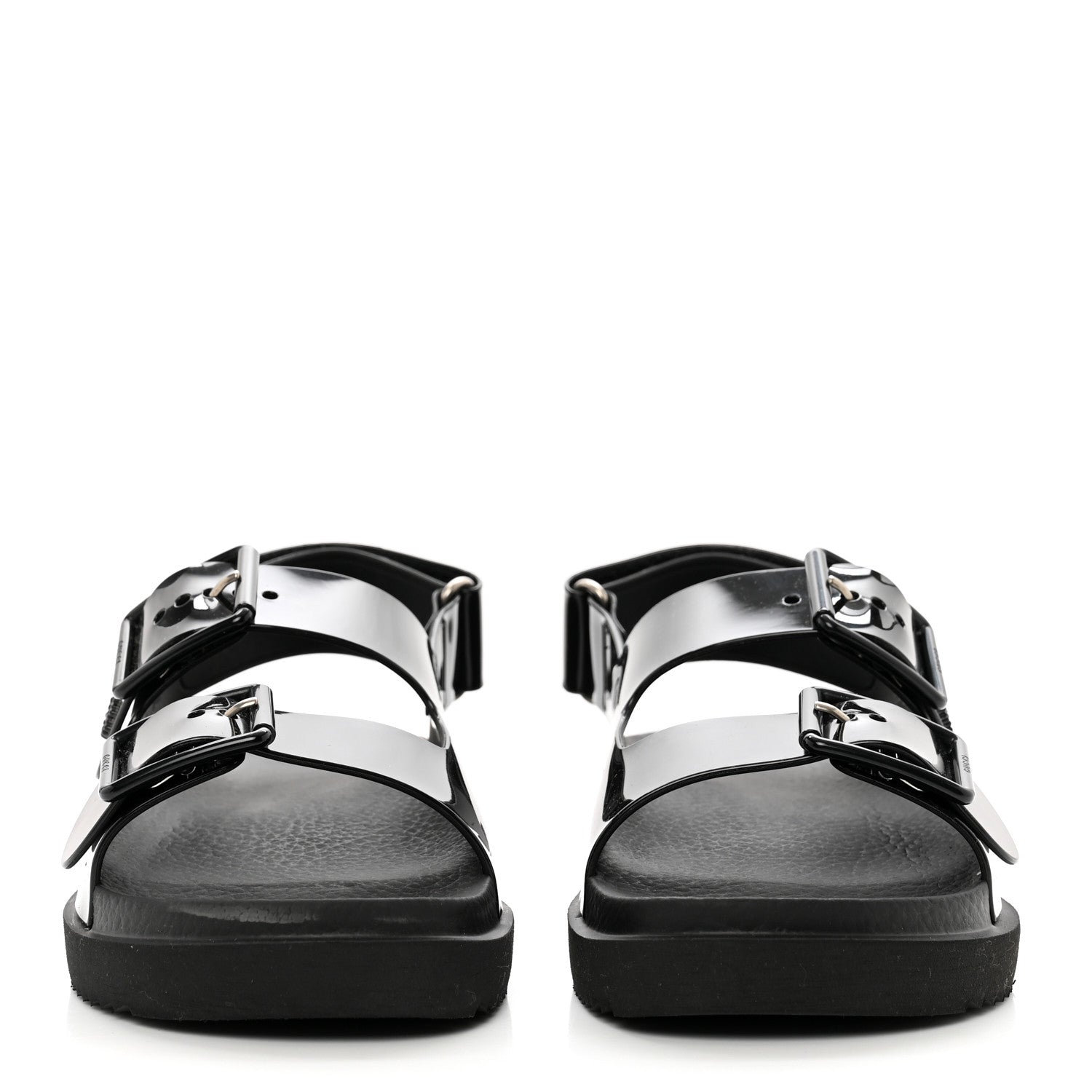Gucci Rubber Mini Double G Womens Isla Dad Sandals 35 Black 2 of 8