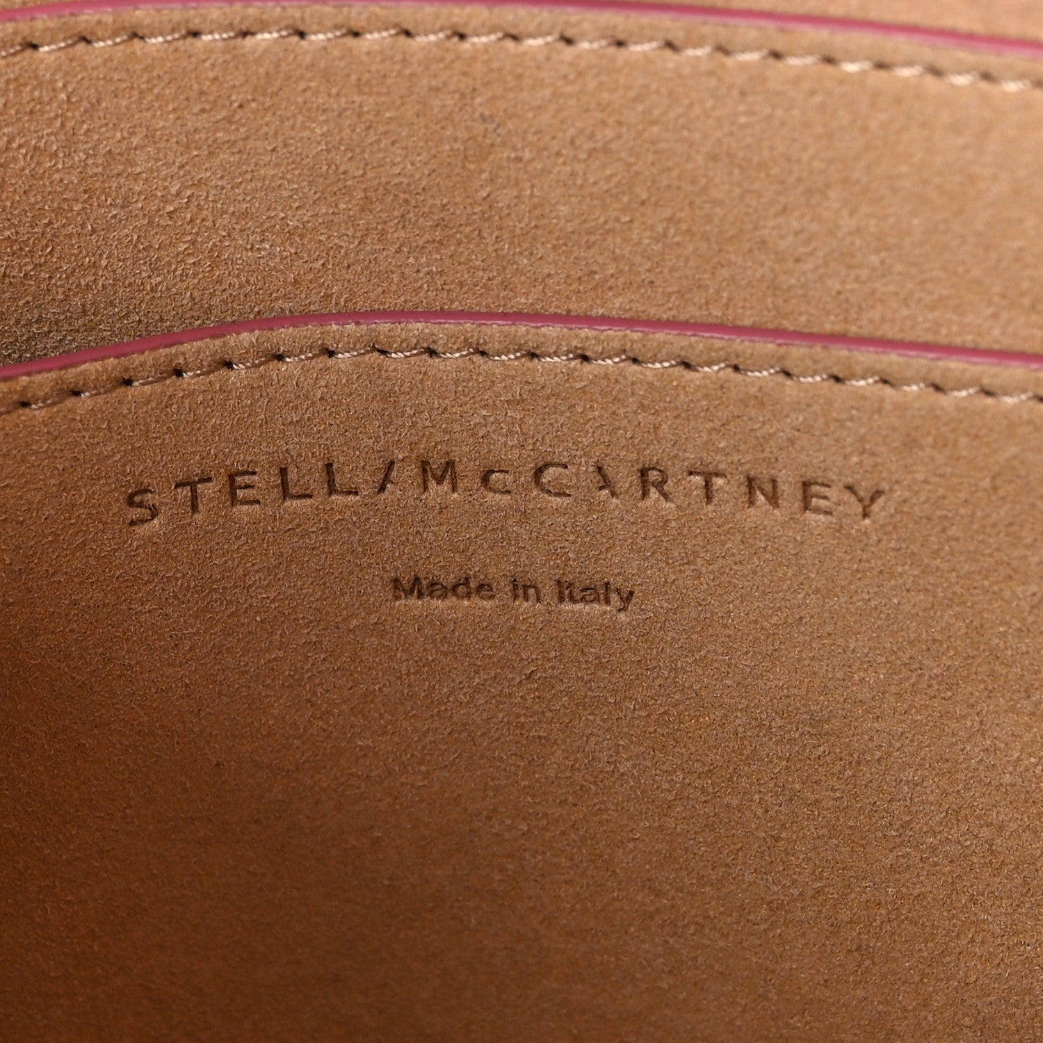 Stella McCartney Eco Alter Nappa Perforated Logo Mini Crossbody Pink 6 of 9