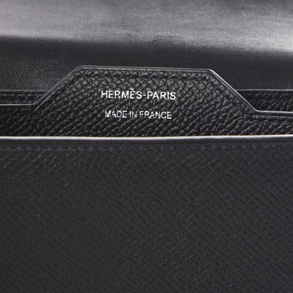 Hermes Epsom Short Passant Wallet Black 7 of 9