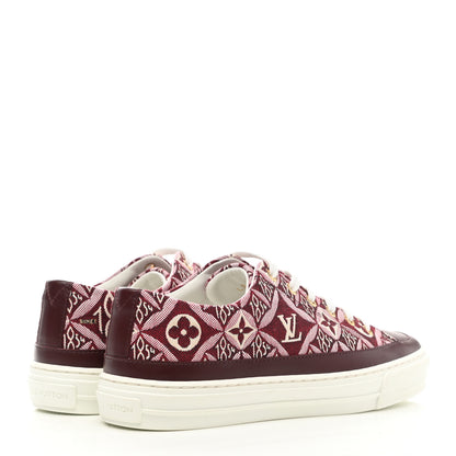 Louis Vuitton Jacquard Since 1854 Stellar Sneakers 37.5 Bordeaux 4 of 8