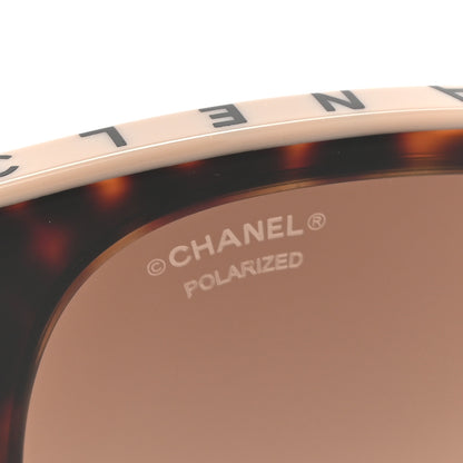 Chanel Acetate Polarized CC Butterfly Sunglasses 5414 Tortoise 7 of 8