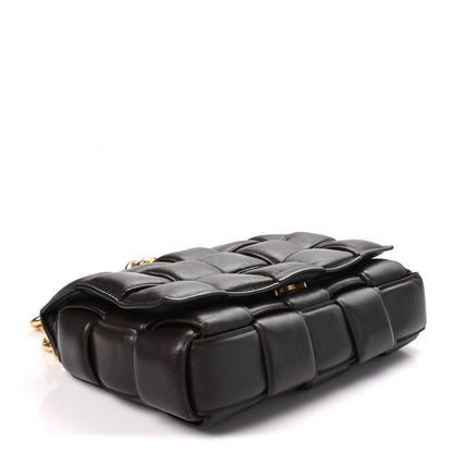 Bottega Veneta Lambskin Maxi Intreccio Padded Chain Cassette Crossbody Bag Fondant 4 of 10