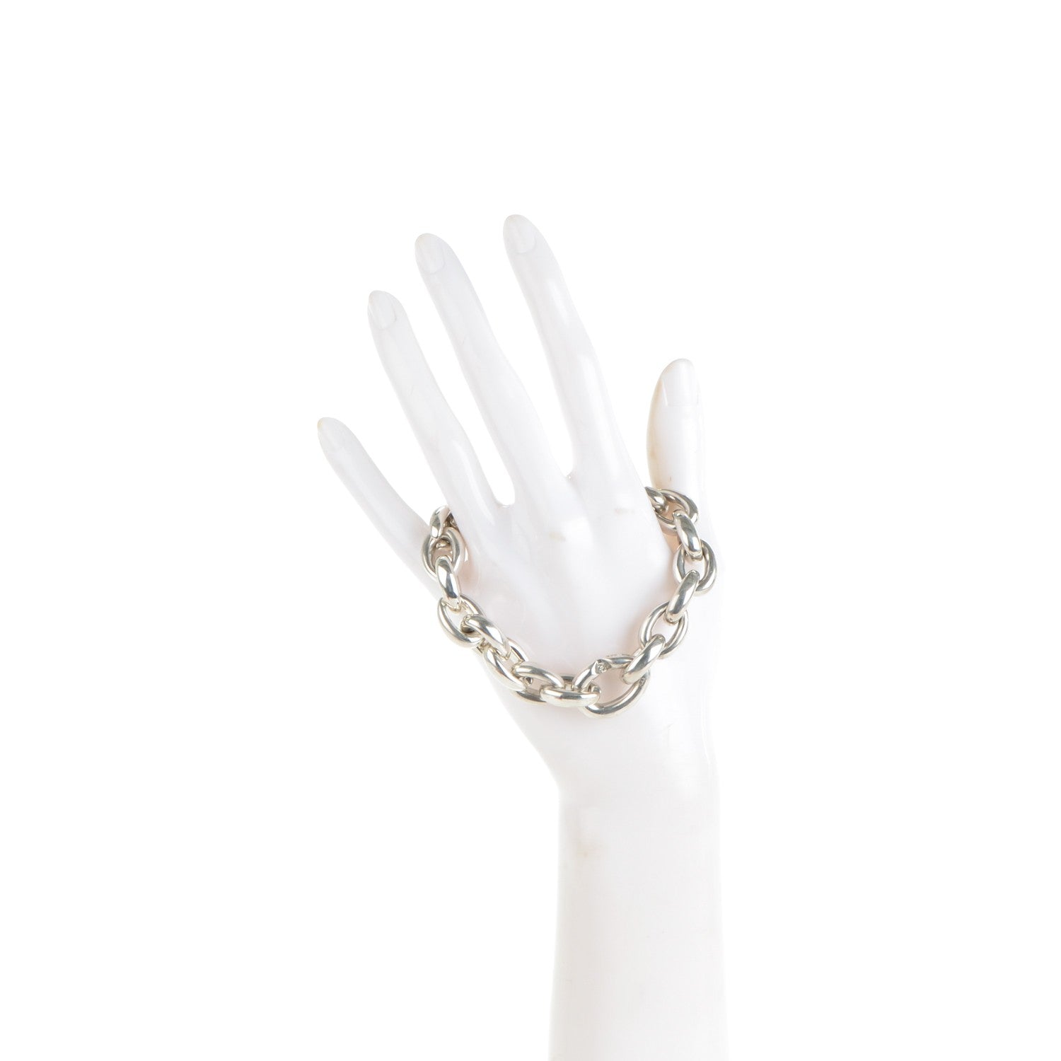Hermes Sterling Silver Acrobat Bracelet 2 of 4