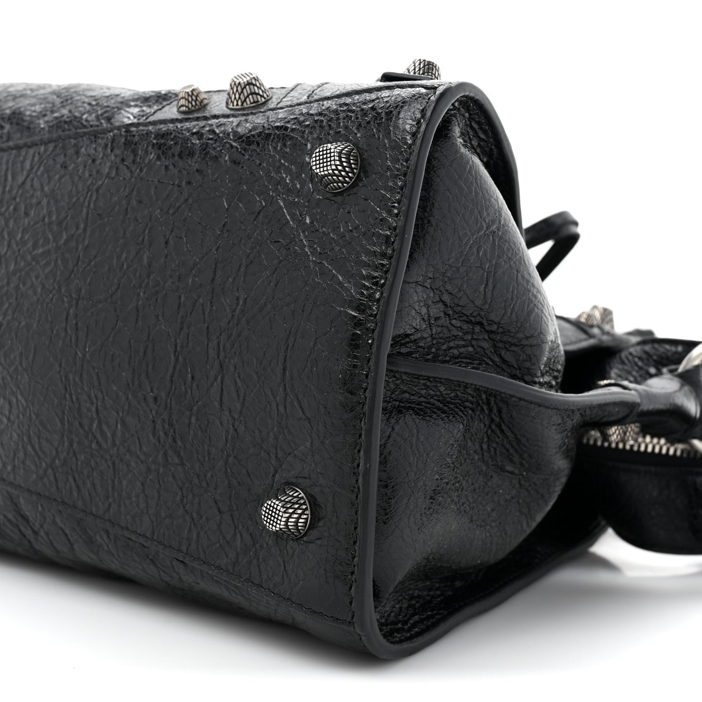 Agneau Arena Small Neo Cagole City Handbag Black