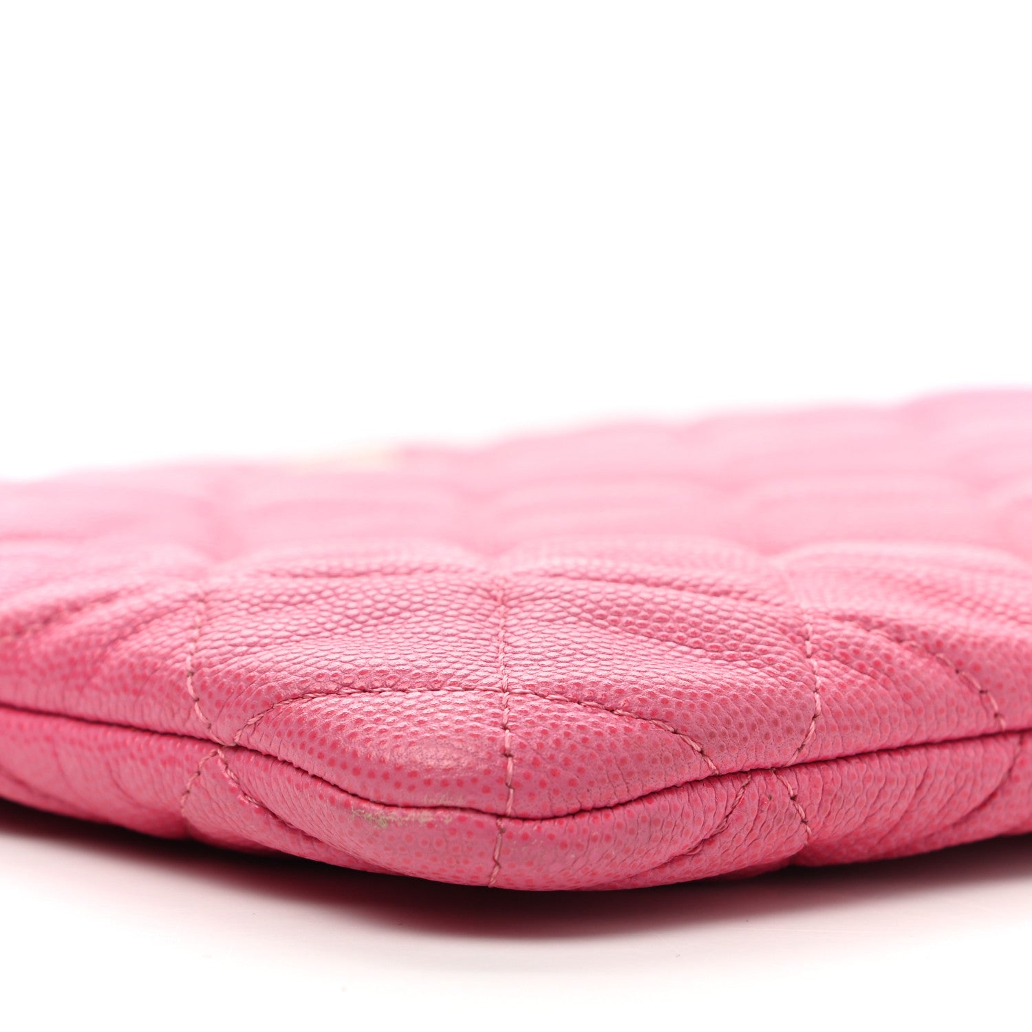 Chanel Caviar Quilted Medium Cosmetic Case Pink 9 of 15