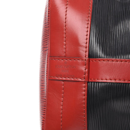 Louis Vuitton Epi Bi-Color Noe Castillan Red Black 13 of 15