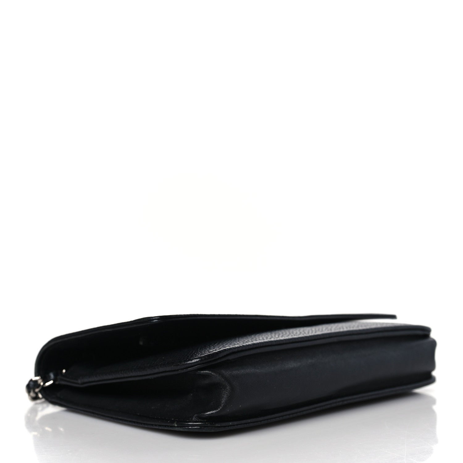 Chanel Caviar Timeless CC Wallet On Chain WOC Black 4 of 11