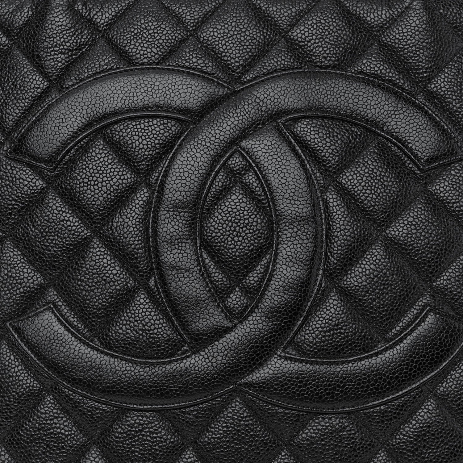 Chanel Caviar Quilted Medallion Tote Black 8 of 11